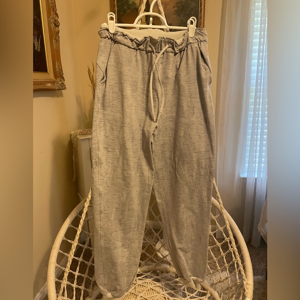 Heather Gray Lululemon Drawstring Joggers